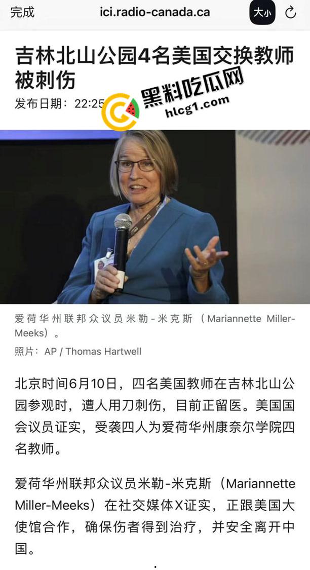 吉林四名外国教师公园参观被刺杀 凶手仍流落在外 现场血腥视频流出