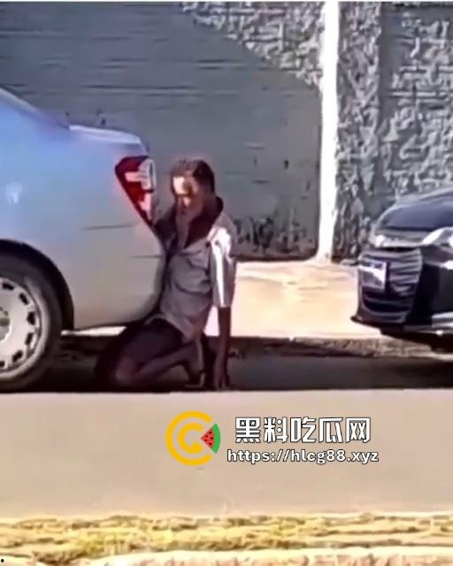 印度神奇的国度,大爷忘情与汽车排气管进行活塞运动 日了蜥蜴还能日排气管!