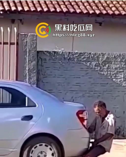 印度神奇的国度,大爷忘情与汽车排气管进行活塞运动 日了蜥蜴还能日排气管!