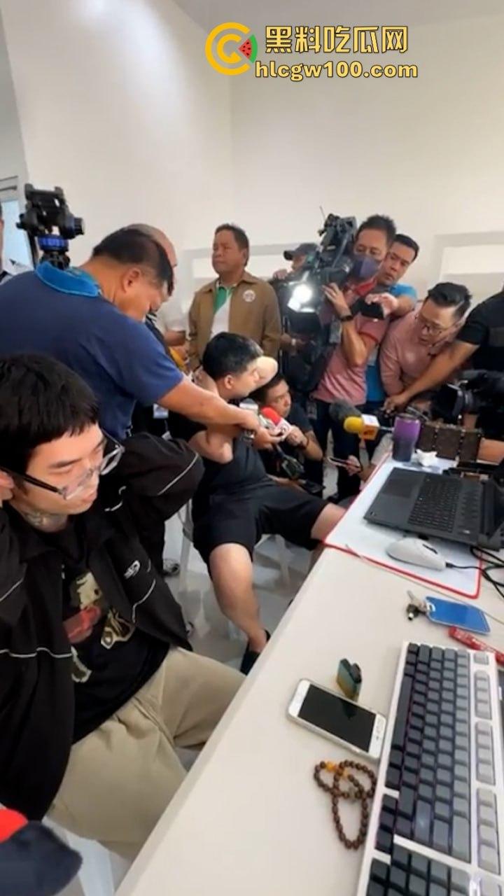 受明星被绑事件影响 菲律宾甲米地园区抓到电诈份子就地开新闻发布会 真会做事啊
