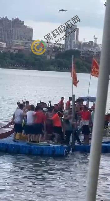 东莞高埗惊现神秘龙舟大战,竞技变身实战,究竟谁在操控背后?