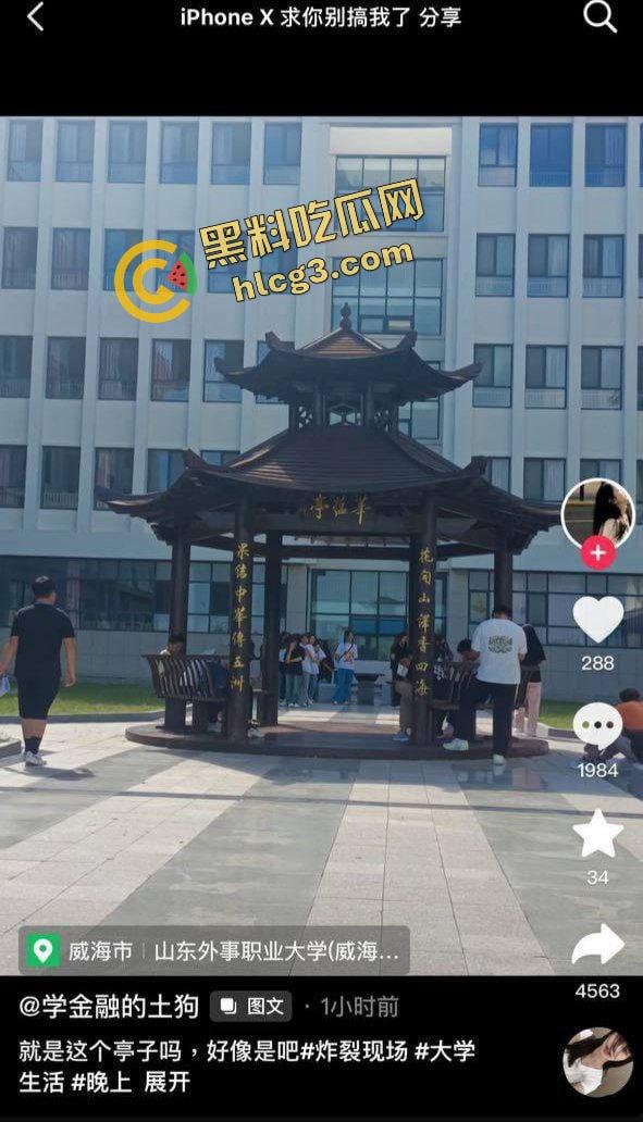 山东外事职业大学 体育生情侣夜晚凉亭激情野战做爱 抱起来猛蹬 被路人发现偷拍!