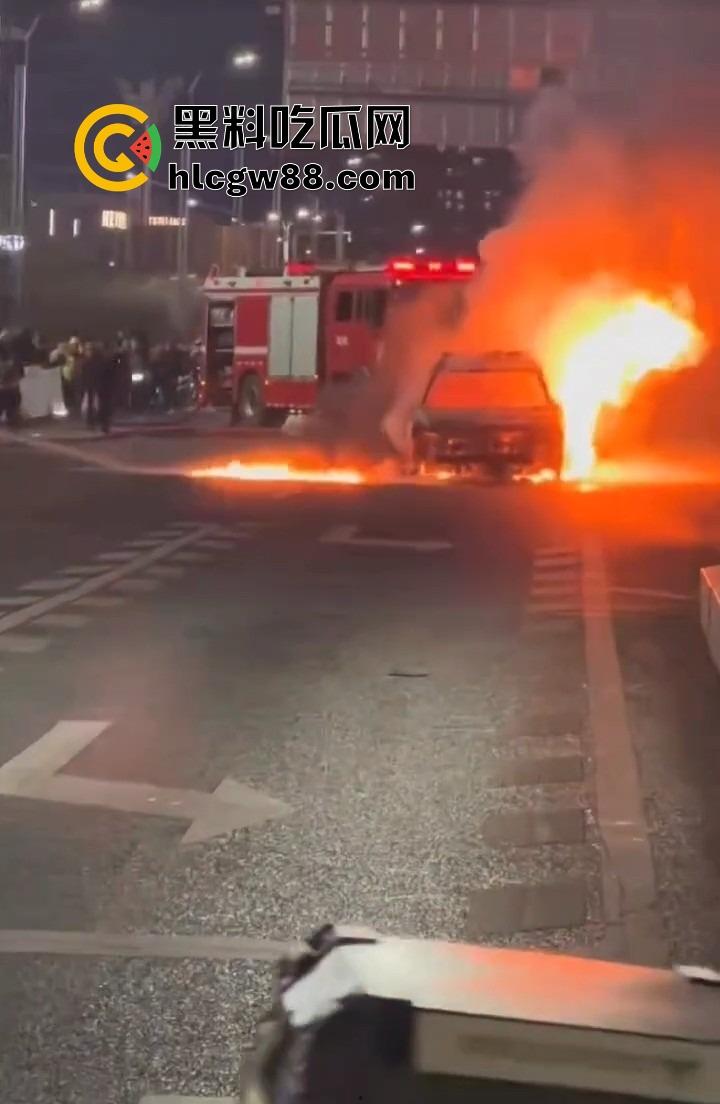 广州南村万博警车大火狂烧成火球,现场围满吃瓜群众狂拍视频,这火势真是牛逼大了!