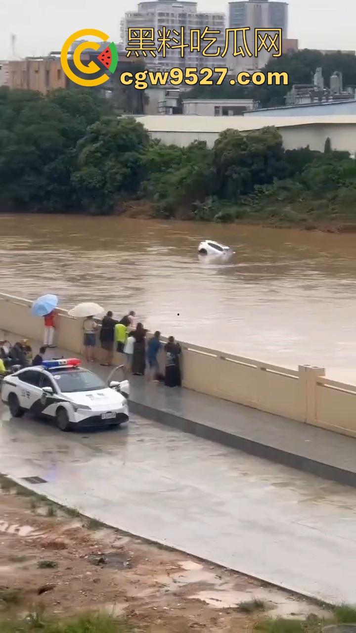 东莞一女司机开车掉河里,车辆像脱缰野马般直冲河中,送医院抢救无效死亡!