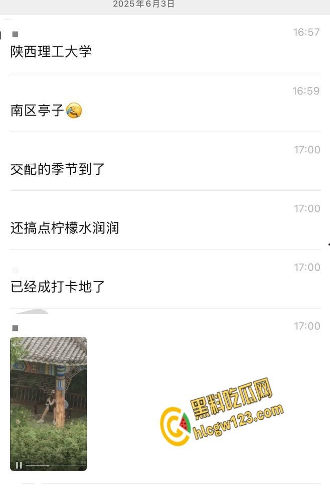 陕西理工大学情侣,户外激战全网疯传 40秒,完整版视频记录两人激情野战 !