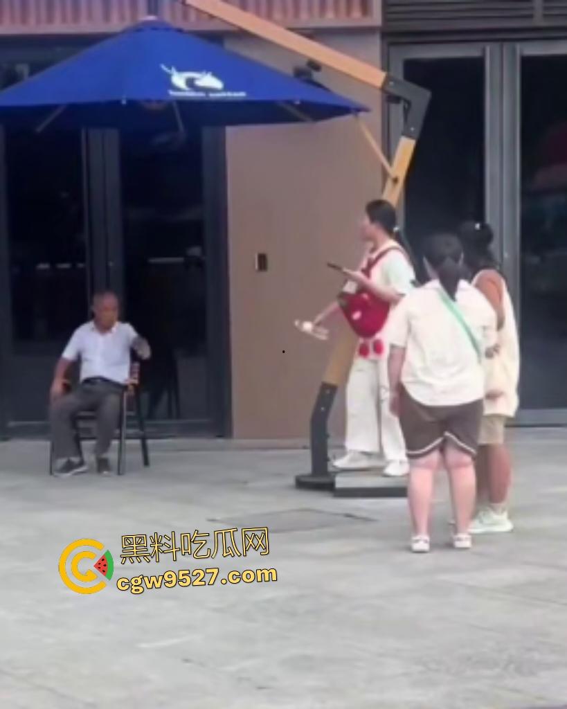 河北麦当劳门口集美发癫,对着大爷拍照,大爷拉了一把说别拍我,然后坐地上撒波打滚,真是泼妇啊!