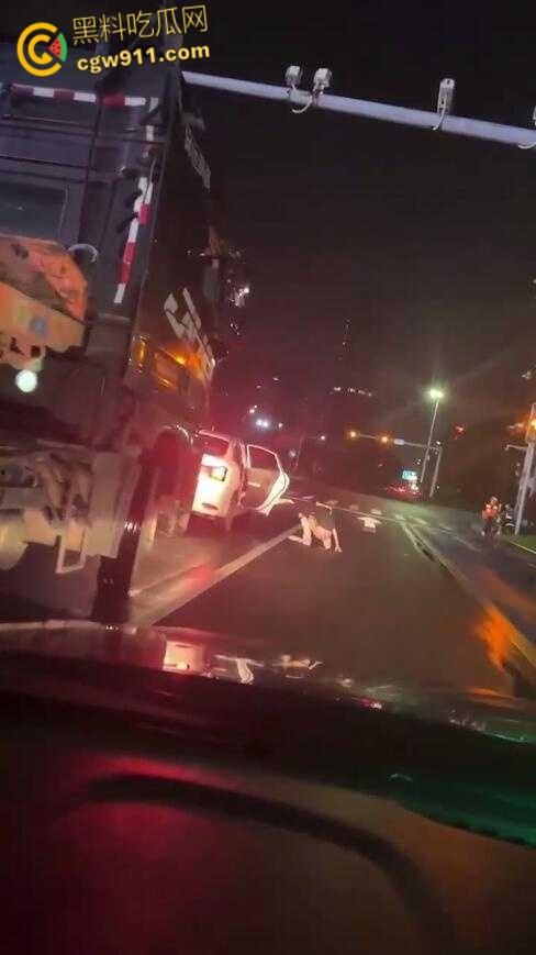 这是个有味道的视频,南沙红绿灯路口拉屎,这是憋不住了吗,还有美女下来送纸,这小翘臀还挺性感的!