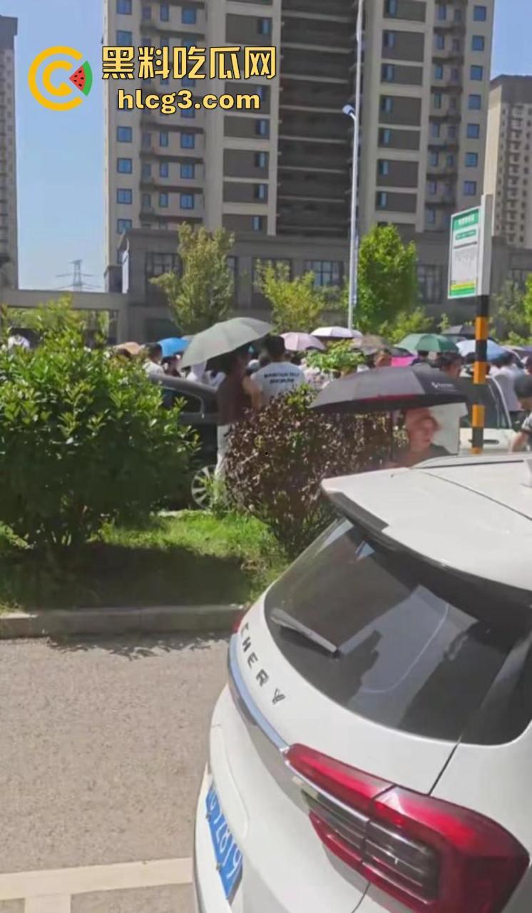 徐州潘安湖中昂博观小区曾承诺在去年底交房 因楼盘迟迟未交发生堵路暴乱!