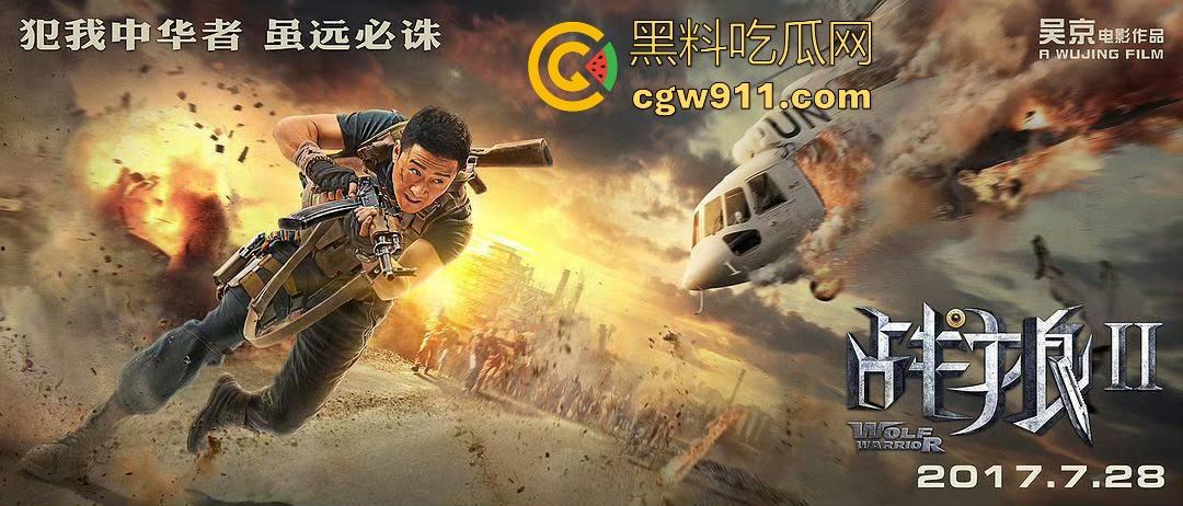 动作影视巨星【吴京】经典之作《战狼2》强势来袭!一部占了天时地利的成功的合格商业片。